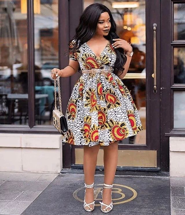 traditional crazy ankara short gown styles