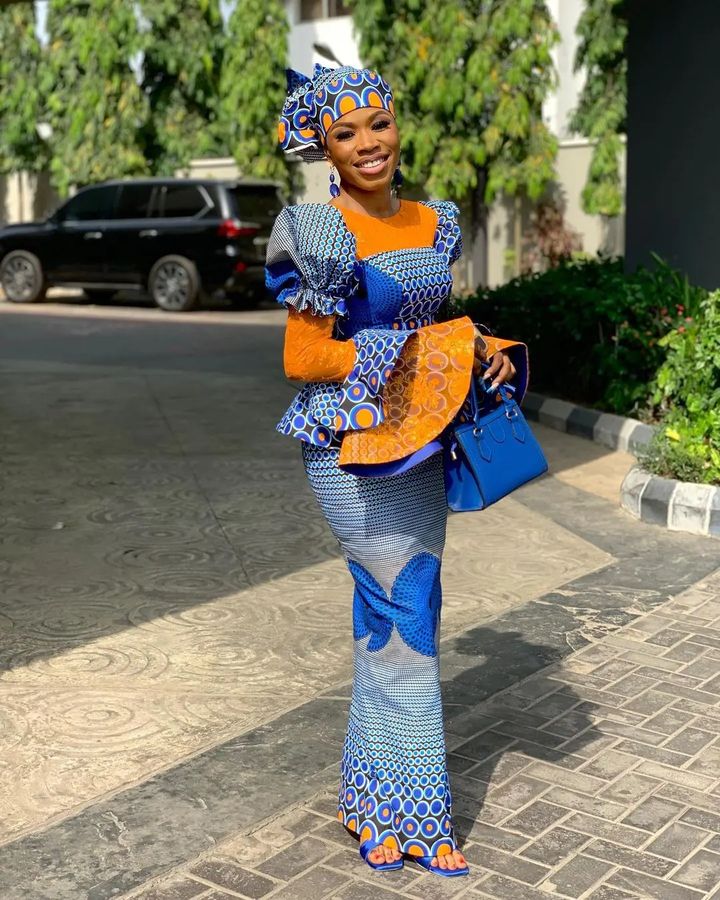 fine Pictures Of Hausa Ankara Gown Styles