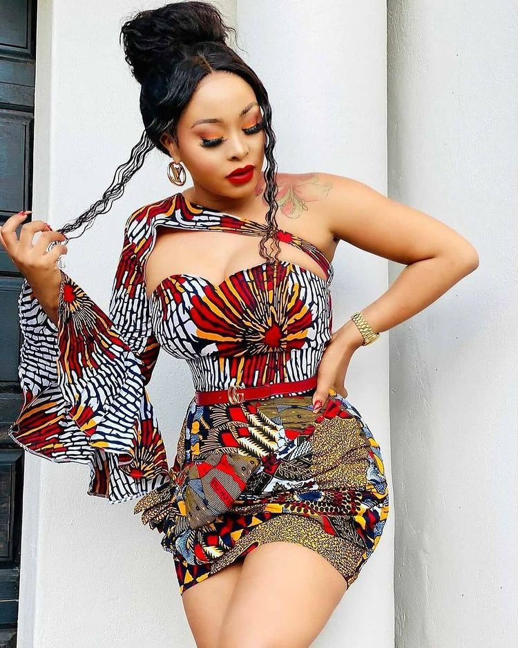 African crazy ankara short gown styles