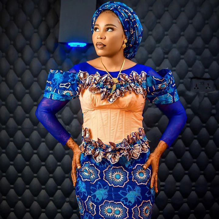 latest Pictures Of Hausa Ankara Gown Styles for ladies 