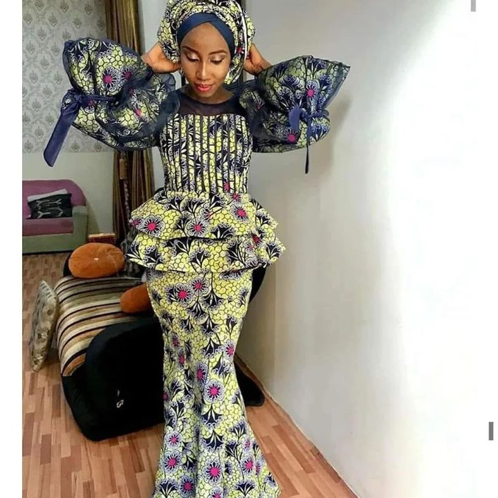 2024 Latest Hausa Styles for Ankara Skirt and Blouse