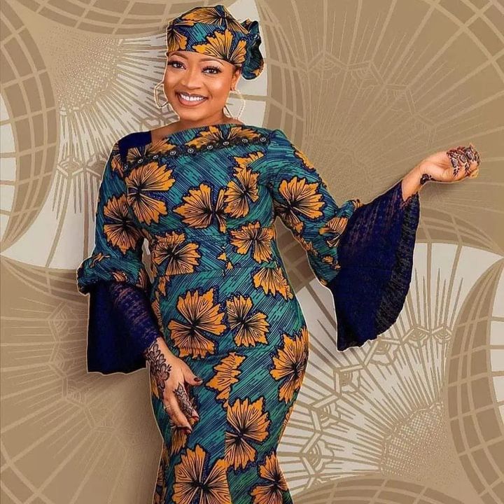 18 Pictures Of Hausa Ankara Gown Styles