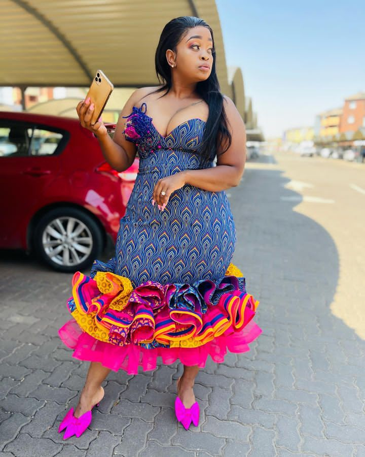 South African Stylish Sepedi Traditional Dresses