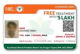 Ayushman Bharat health insurance card apply online